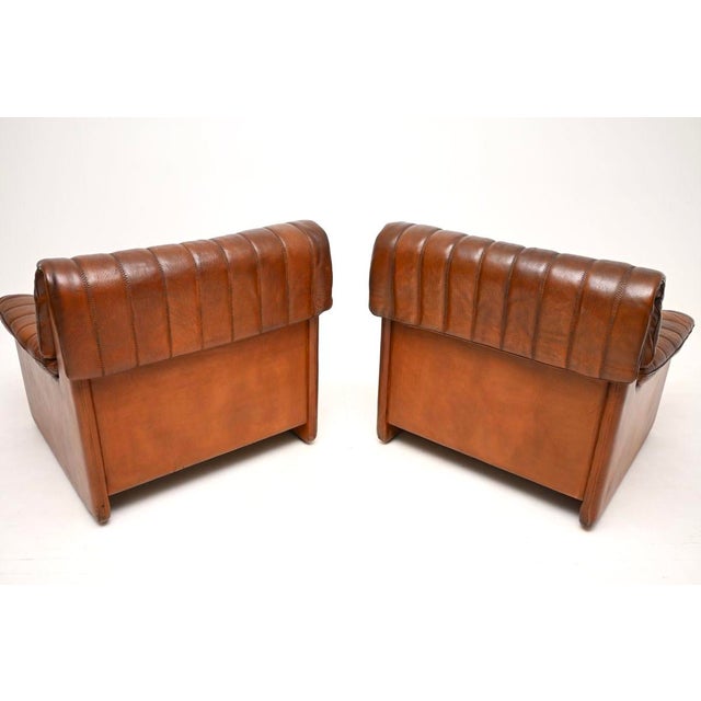 1960s Vintage DS 86 Chairs in Leather from De Sede, 1960, Set of 2 For Sale - Image 5 of 11