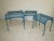 Nesting Patio Garden Metal Wire Side Tables Blue 1980s Salterini Style Set of 3 For Sale In Naples, FL - Image 6 of 9