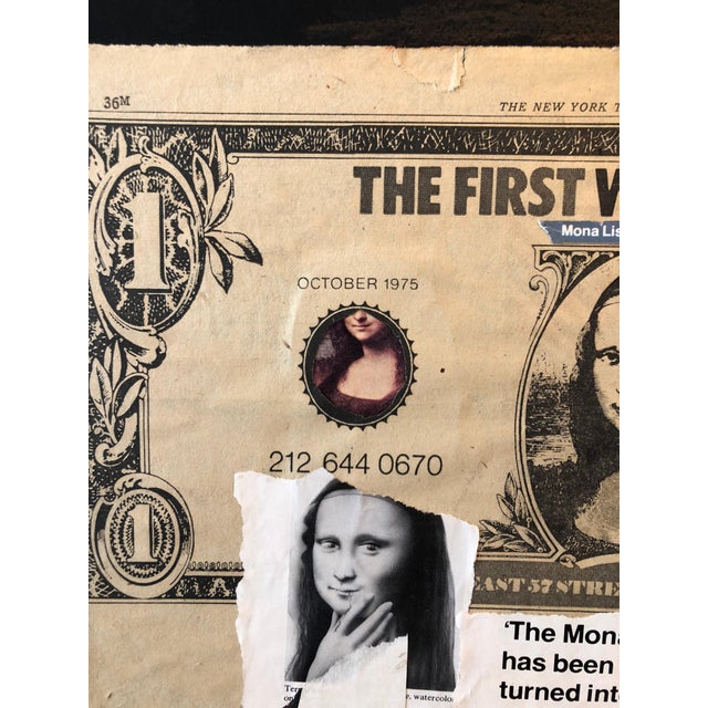 Vera Simons, 1970s Mona Lisa Photo Collage Photograph Pioneer Female Aviator Feminist Pop Art, 1975 For Sale - Image 4 of 9