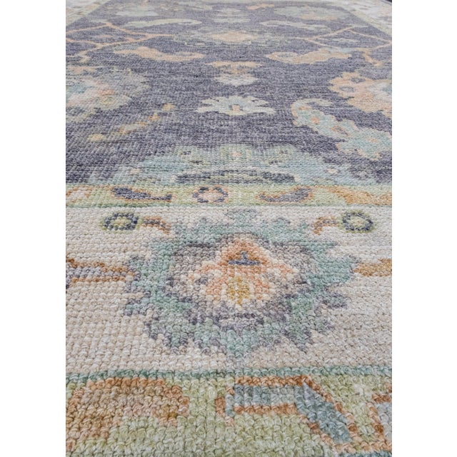 Textile Turkish Oushak Rug 5'3" x 7' For Sale - Image 7 of 8