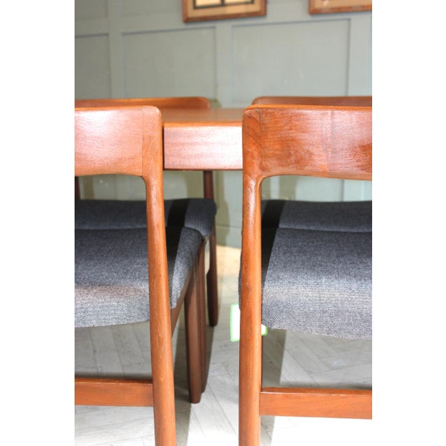 Mid-Century Table and Chairs Set attributed to John Herbert for A Younger Ltd ,1960s, Set of 7 For Sale - Image 4 of 18
