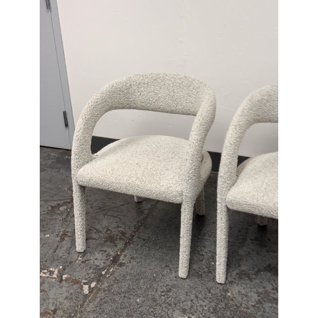 Fours Hands Hawkins Bouclé Armchairs, Pair For Sale - Image 9 of 12