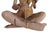 Large Vintage Buddha Monk Wooden Sculpture, 1970 For Sale - Image 9 of 18