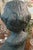 Mid Century Plaster Statue, Bust of a Woman For Sale - Image 4 of 5