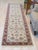Area Size Ivory Hand-Knotted Wool Floral Symmetry Motif Traditional Carpet Rug For Sale - Image 4 of 4