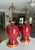 1960s 1960s Pair Asian Sang De Boeuf Oxblood Meiping Porcelain Table Lamps For Sale - Image 5 of 18