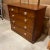 Great Size! Mid-19th Century Mahogany 2 over 3 chest, top with rounded corners and moulded edge. Full width drawers...
