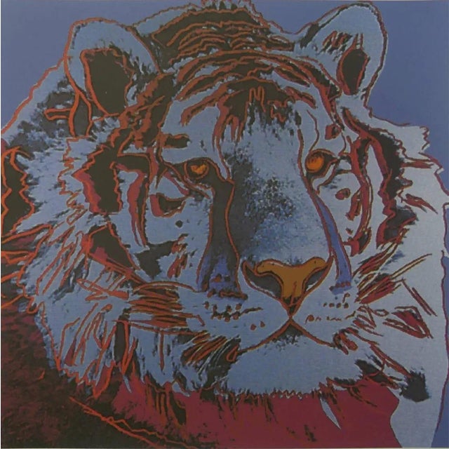 Andy Warhol "SIBERIAN TIGER" lithograph in colors on Arches paper, Georges Israel Editeur, sheet size 38,5 x 57 cm, plate...