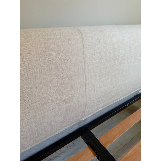 Metal B&b Italia Charles King Bed Frame For Sale - Image 7 of 8
