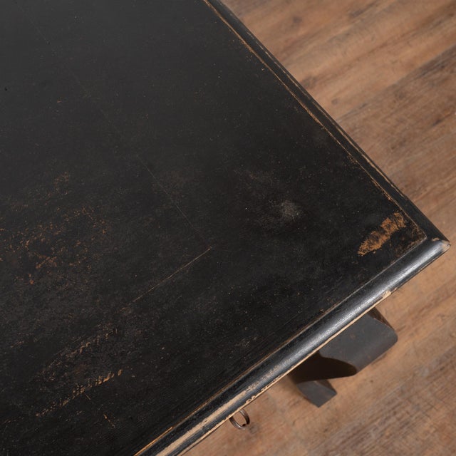 Mid 19th Century Swedish Black Painted Writing Desk For Sale - Image 11 of 13
