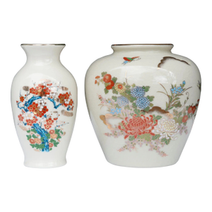 Japanese Imari Style Vases - Set of 2