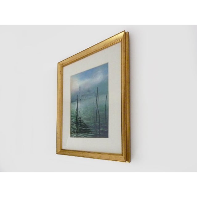 Blue Himayre, View of Venice, 1980s, Painting, Framed For Sale - Image 8 of 10