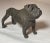 Figurative Antique Austrian Miniature Bronze Dog Bulldog Statue Figure Sculture Realistic For Sale - Image 3 of 12