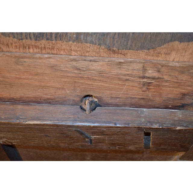 18th Century English Oak Blanket Chest For Sale - Image 11 of 11