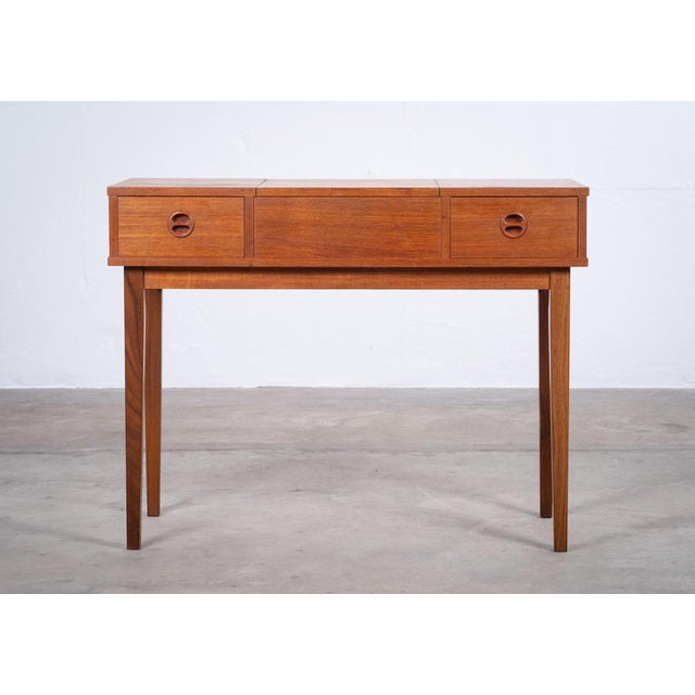Teak Vanity Table, Denmark, 1960s For Sale - Image 10 of 17