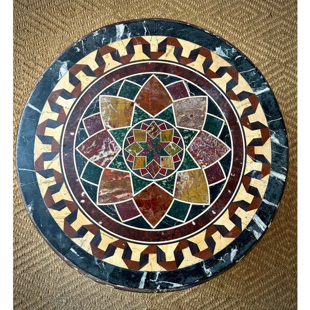 Late 19th Century Italian Grotto Cocktail / Coffee With Specimen Marble Top For Sale - Image 5 of 12