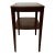 Mid-Century Hollywood Regency 2-Tier Side Table With Smoky Black Glass Top - Model 6099 For Sale