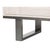 2020s Modern Glam White Leather Credenza on Sled Base For Sale - Image 5 of 11