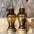 Metal Vintage Boho Smoked Glass Ginger Jar Lamps - a Pair For Sale - Image 7 of 8