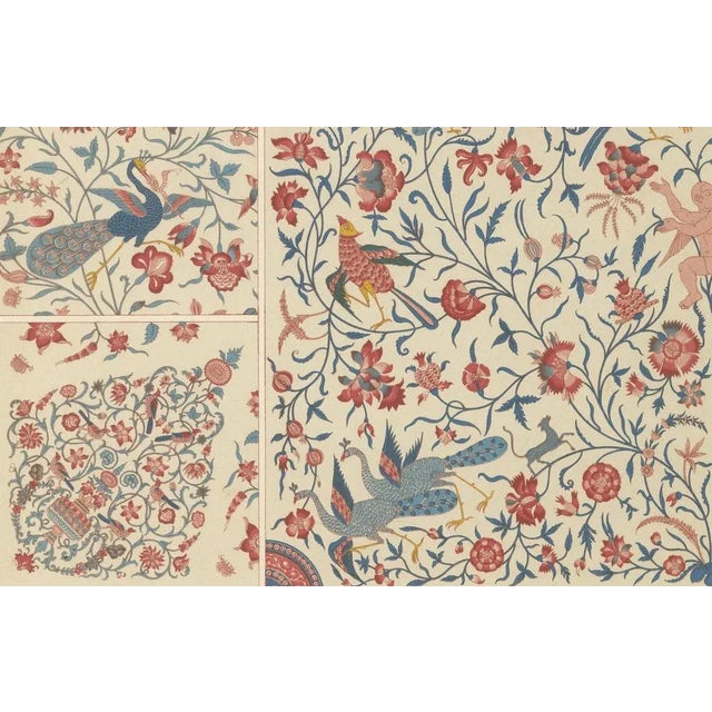 This delicately composed chromolithograph features a lush and romantic array of Persian floral ornamentation, inspired by...