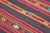 1960s 1960s Southwestern Style Stripe Design Hand Knotted Oushak Kilim Area Rug For Sale - Image 5 of 10