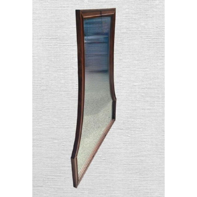 Barbara Barry Vintage Large Pagoda Wood Framed Wall Mirror in the Manner of Barbara Barry For Sale - Image 4 of 8