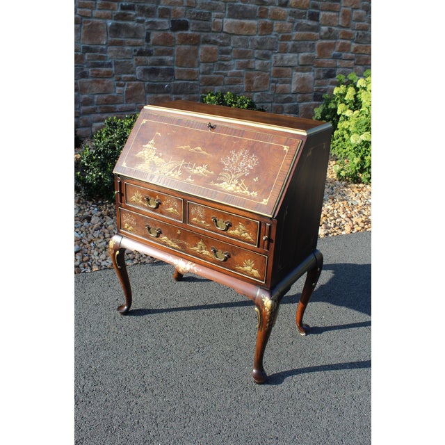 Hekman Chinoiserie Drop-Front Desk For Sale - Image 18 of 18