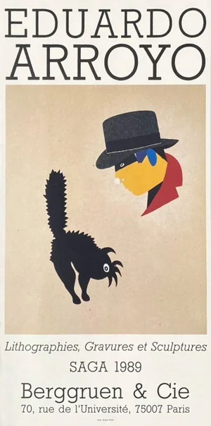 1989 Eduardo Arroyo Berggruen Poster