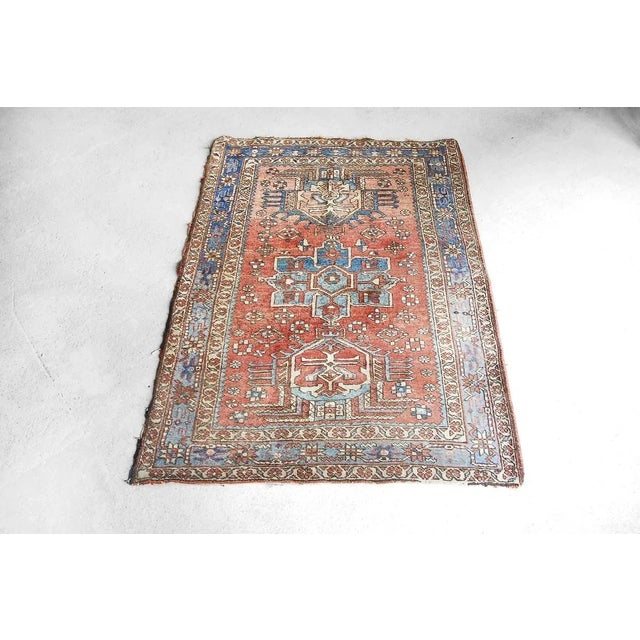 Antique Hand-Woven Middle Eastern Rug, 1920s For Sale - Image 18 of 18