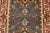 Heriz Runner 2’6” X 6’1” Blue Wool Tribal Hand-Knotted Oriental Rug For Sale - Image 4 of 9