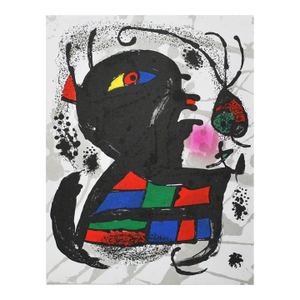 Joan Miro Original Lithograph V3-5 Mourlot 1977