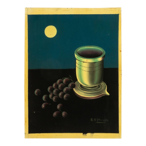 Robert O'Meara Surreal Still Life Oil on Board