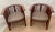 Gorgeous Rare Set of Two Stickley Lounge Chairs, Spindle Barrel Back, Solid Cherry, Leather Seats, #11 Cherry. 31" Tall...