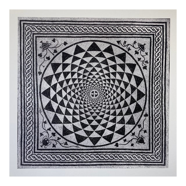 William Gray Harris Photography on Canvas “ Roman Mosaic From the Seaside Villa at Barcola" For Sale