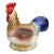 French Majolica Rooster Tureen Caugant For Sale