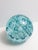 Large Blown Glass Controlled Bubble Paperweight in Aqua For Sale - Image 9 of 9