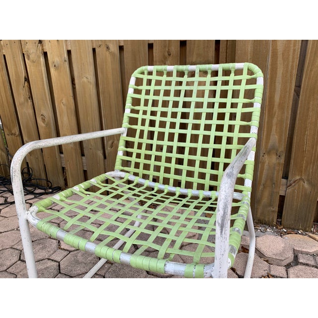 Brown Jordan Tamiami Sage Green Patio Furniture Set 8 Pieces