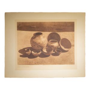 Edward S. Curtis, Cochiti and Sia Pueblo Pottery New Mexico, Photogravure 1925