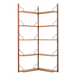 Vintage Corner Shelving Unit by Poul Cadovius for Cado, 1960s For Sale