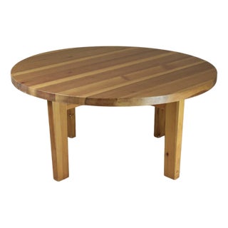 Swedish Pine Coffee Table, 1970s For Sale