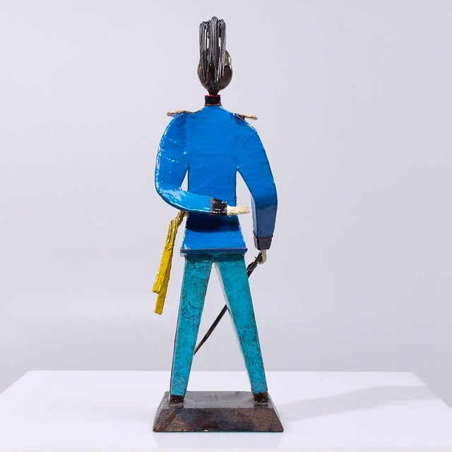 Manuel Felguérez Mid-Century Mexican Metal Toy Soldier (1 of 7) For Sale In Chicago - Image 6 of 9