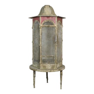 Matthew Izzo Home Fuax Bois Aviary, Plants Stand or a Statuesque Piece For Sale