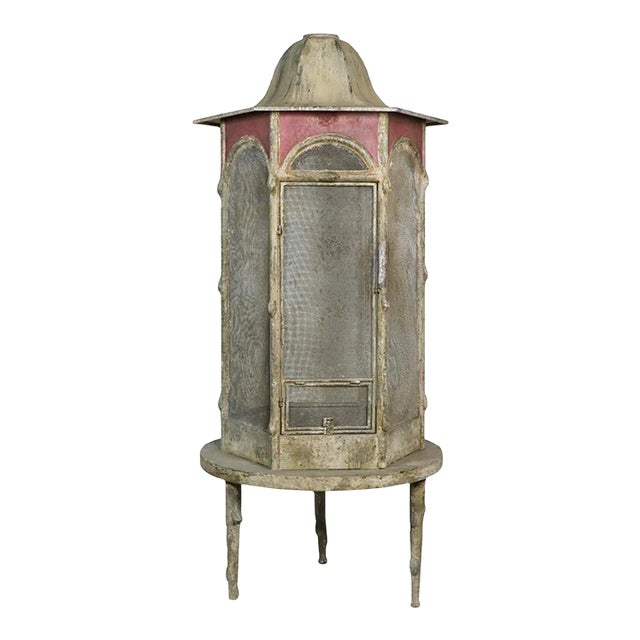 Matthew Izzo Home Fuax Bois Aviary, Plants Stand or a Statuesque Piece For Sale