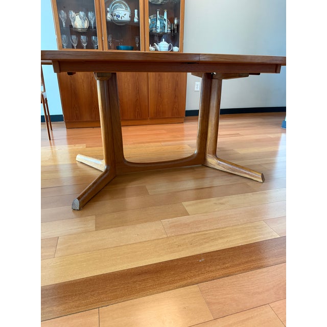 Danish Modern Sculpted Dining Table For Sale In Nashville - Image 6 of 9