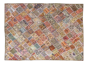 Antique Indian Wedding Saree Quilt