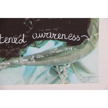 Paranoia Is Heightened Awareness Colette (aka Colette Justine) Tunisian/American (1952) Date: 1978 Lithograph, signed and...