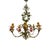 Florentine Tole Ceramic Flower Chandelier, 1960s For Sale - Image 14 of 14