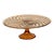 Art Deco Orange Amber Cake Plate Pastry Dish from Val Saint Lambert, 1930s For Sale - Image 13 of 13