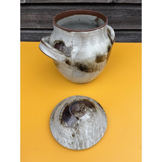 Large Covered Pot Thierry and Chantal Robert, 1970s For Sale - Image 9 of 12