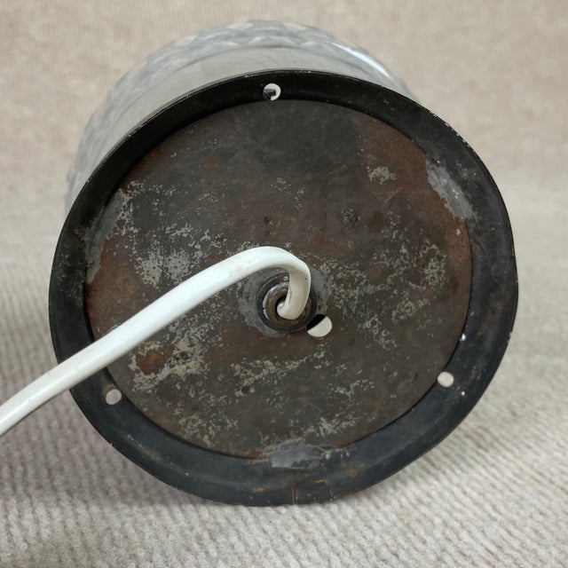 Antique Swedish Art Nouveau Ceiling Lamp, 1890s For Sale - Image 4 of 5